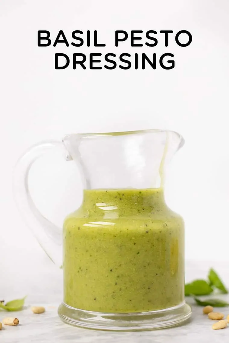 Basil Pesto Vinaigrette Recipe