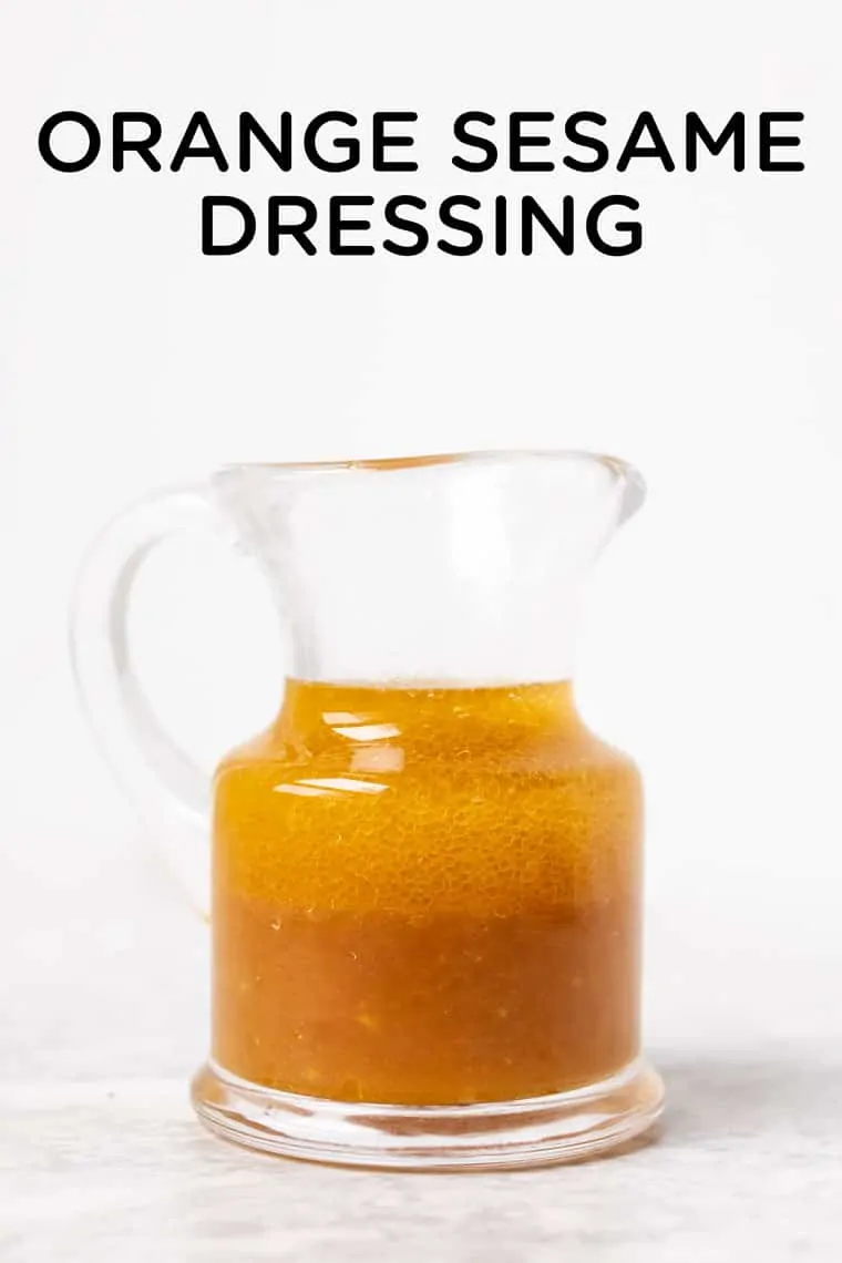 Orange Sesame Vinaigrette