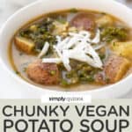 Chunky Vegan Potato Soup