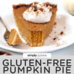 Gluten-Free & Dairy-Free Pumpkin Pie