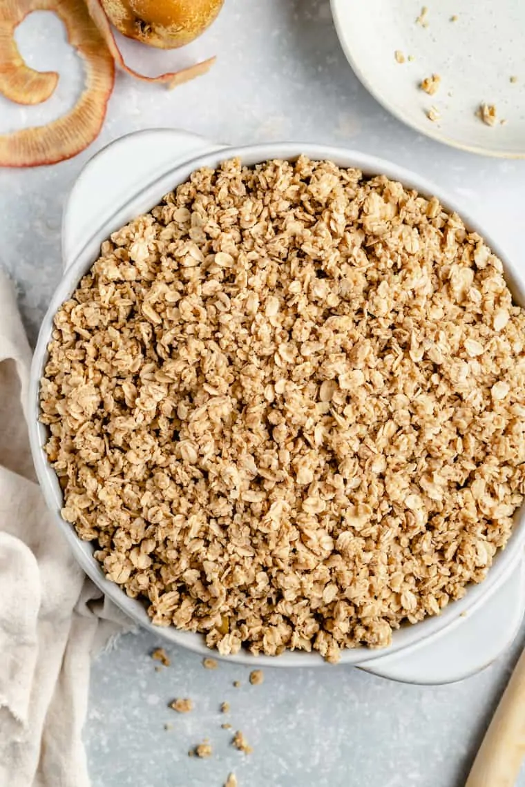 Vegan Apple Crisp with Pears & Quinoa - Simply Quinoa