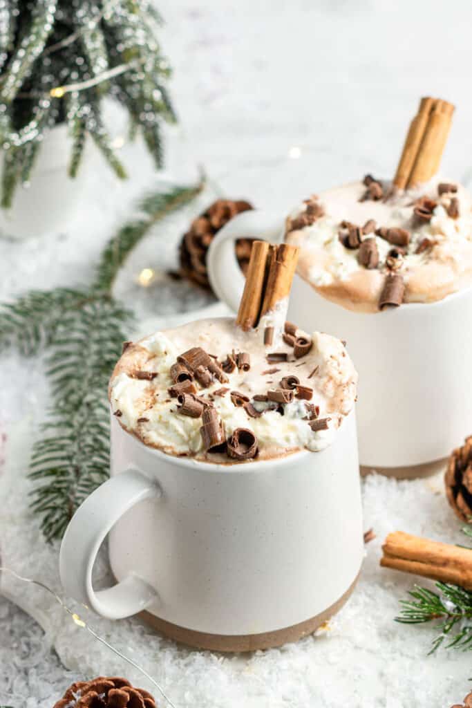 Vegan Hot Chocolate {Maple Syrup Sweetened} Simply Quinoa