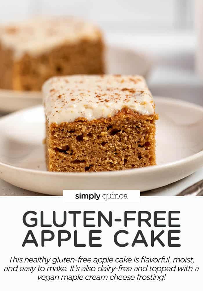 GlutenFree Apple Cake {Healthy + DairyFree} Simply Quinoa