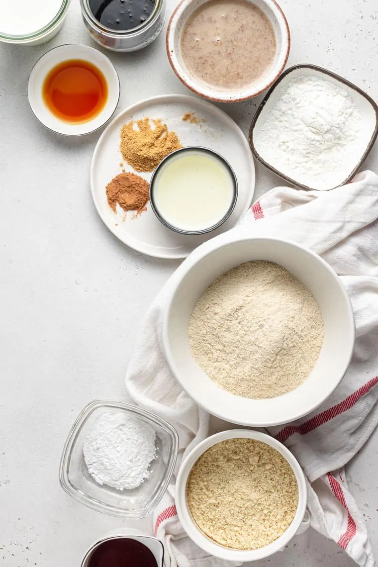 Ingredients for Gingerbread Pancakes