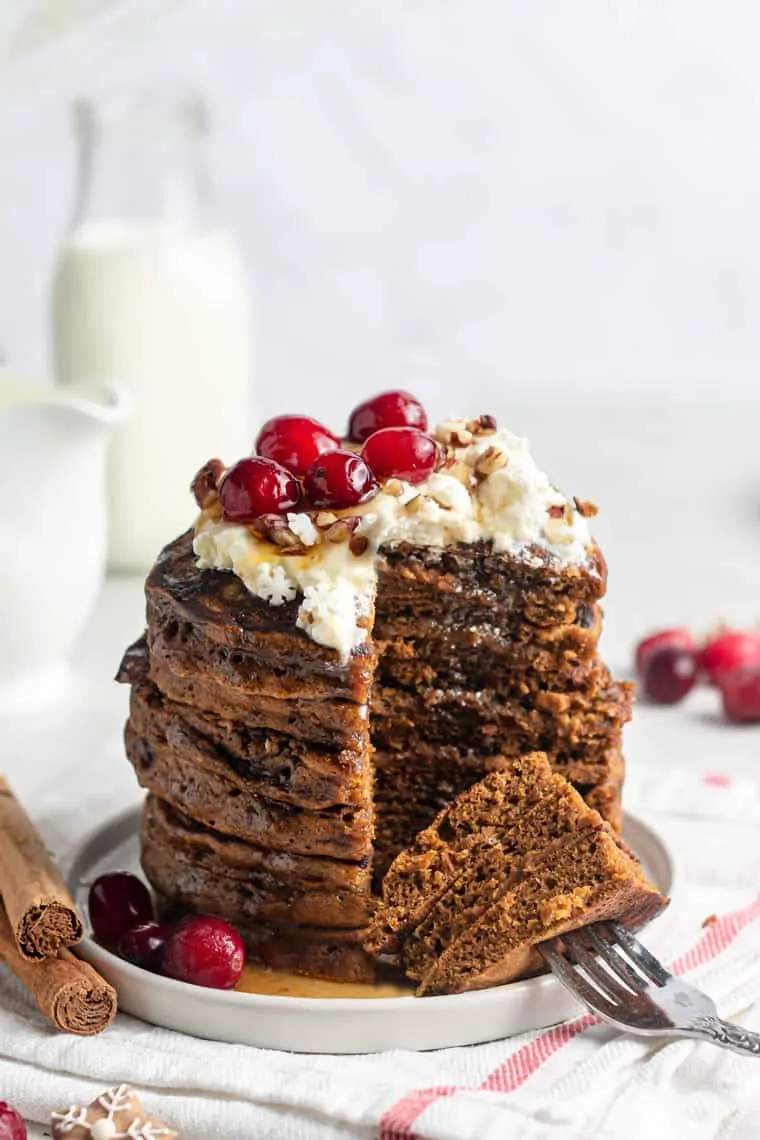 Gluten-Free Gingerbread Pancakes