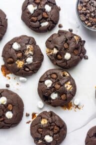 Dairy-Free Hot Chocolate Cookies