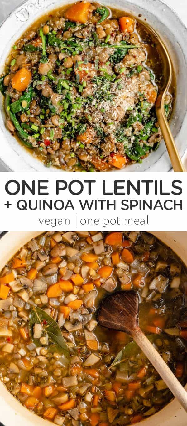 OnePot Lentils and Quinoa {V & GF} Simply Quinoa
