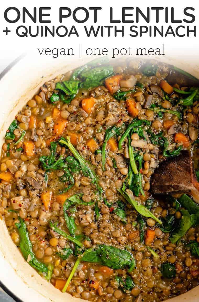 OnePot Lentils and Quinoa {V & GF} Simply Quinoa