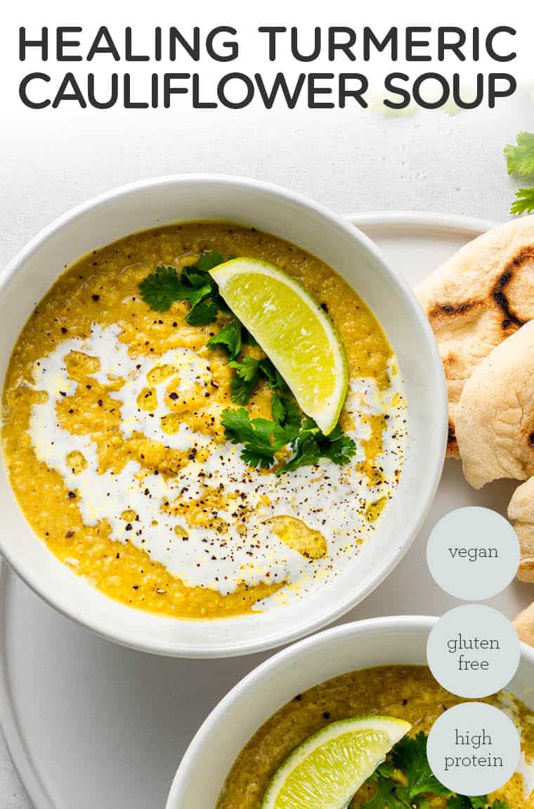 Healing Turmeric Cauliflower Soup [Vegan + GF] Simply Quinoa
