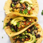 Vegetarian Breakfast Tacos Recipe with Corn Tortillas