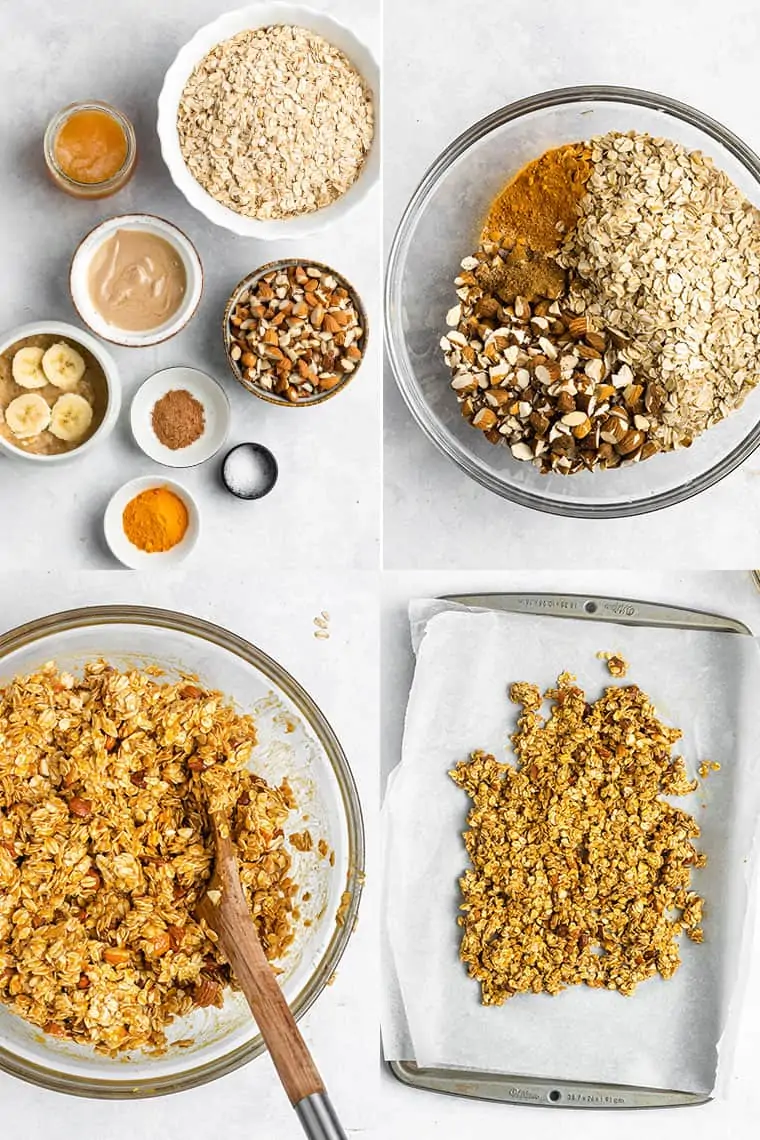 how to make turmeric granola from scratch