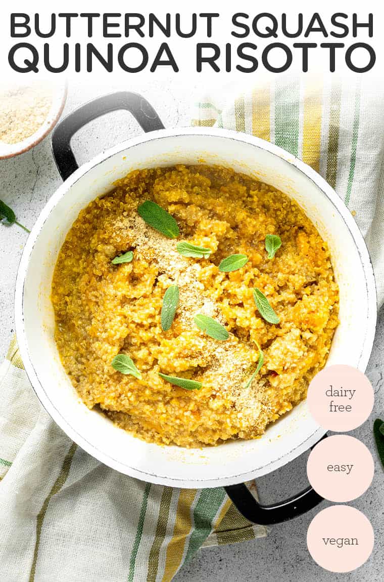 Butternut Squash Quinoa Risotto {Vegan, GF} Simply Quinoa