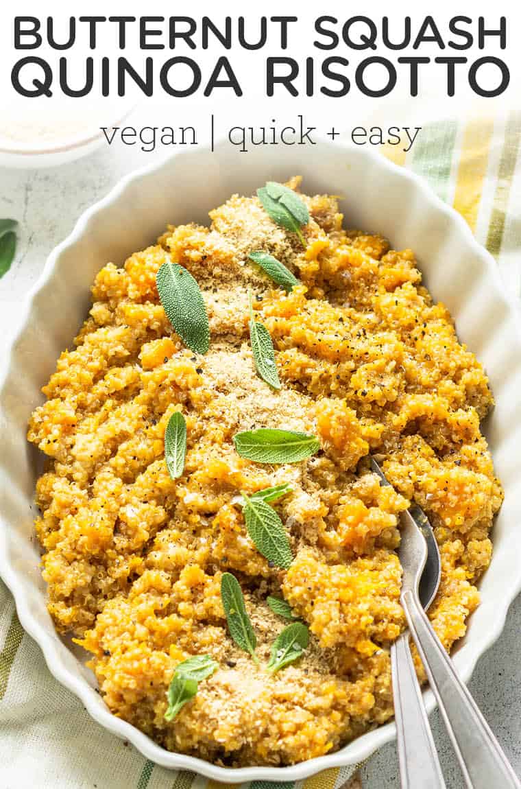 Butternut Squash Quinoa Risotto {Vegan, GF} Simply Quinoa