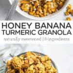 honey granola collage