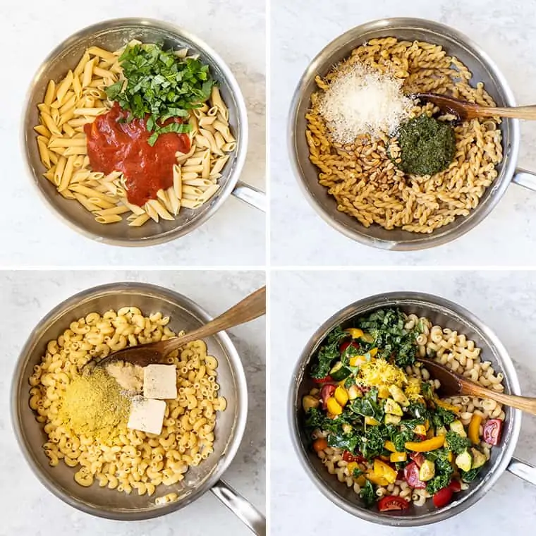 how to cook chickpea pasta with 4 different flavors