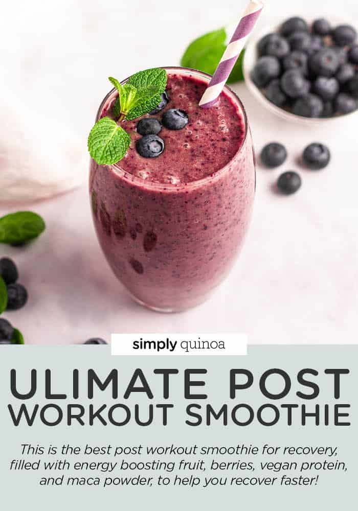 Ultimate Post Workout Smoothie {For Recovery} Simply Quinoa