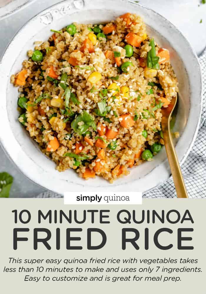Quinoa Fried Rice Recipe {10Minute Dinner Idea} Simply Quinoa