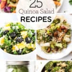 25 quinoa salad recipes collage