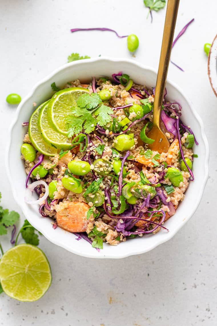 Asian Quinoa Salad {Quick + EASY} Simply Quinoa
