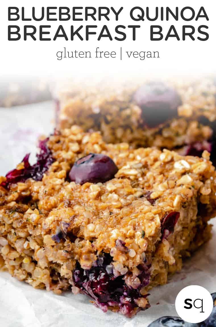 Blueberry Breakfast Bars {GlutenFree & Vegan} Simply Quinoa