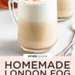 london fog recipe text overlay