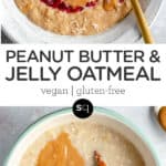 peanut butter and jelly collage text overlay