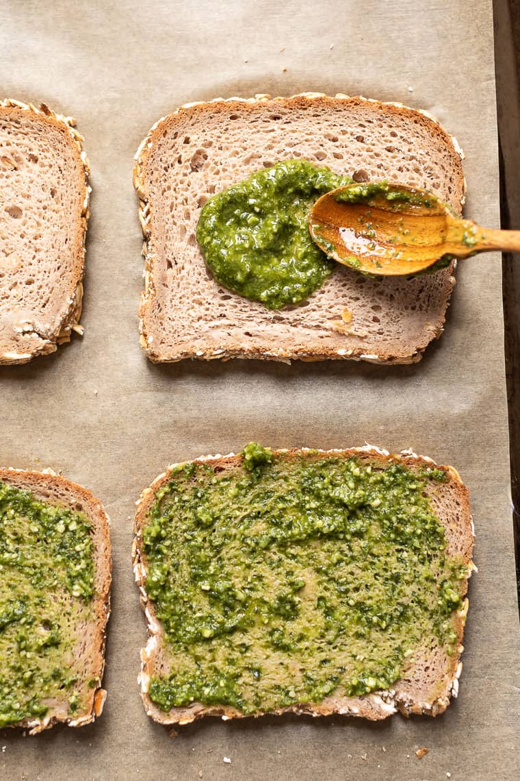 Pesto Chickpea Melt {MakeAhead Vegan Lunch} Simply Quinoa