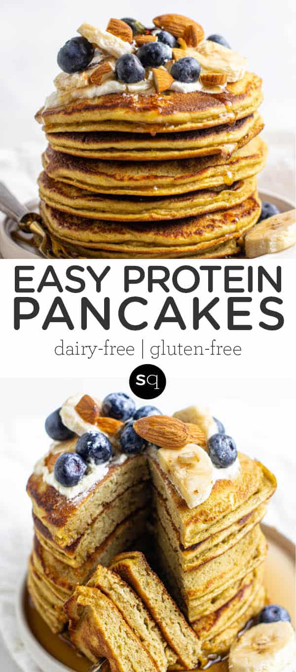 Easy Protein Pancakes Flourless + Gluten Free
