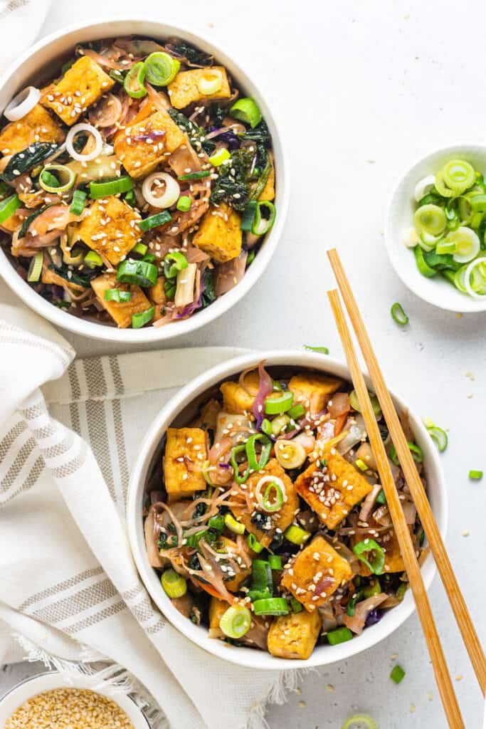 Tofu Egg Roll in a Bowl (Gluten-Free & Vegan) - Simply Quinoa