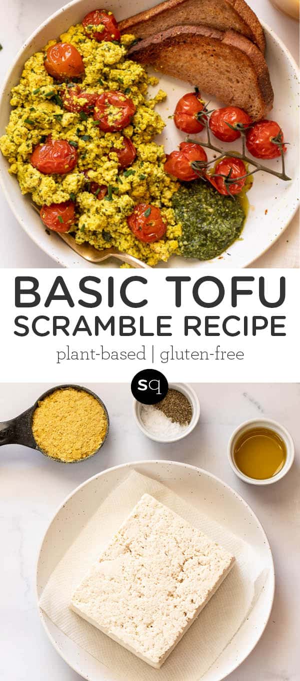 Basic Tofu Scramble Recipe {With 4 Variations} Simply Quinoa