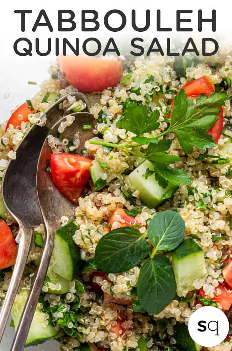 Quinoa "Tabbouleh" Salad {HighProtein Vegan Lunch} Simply Quinoa