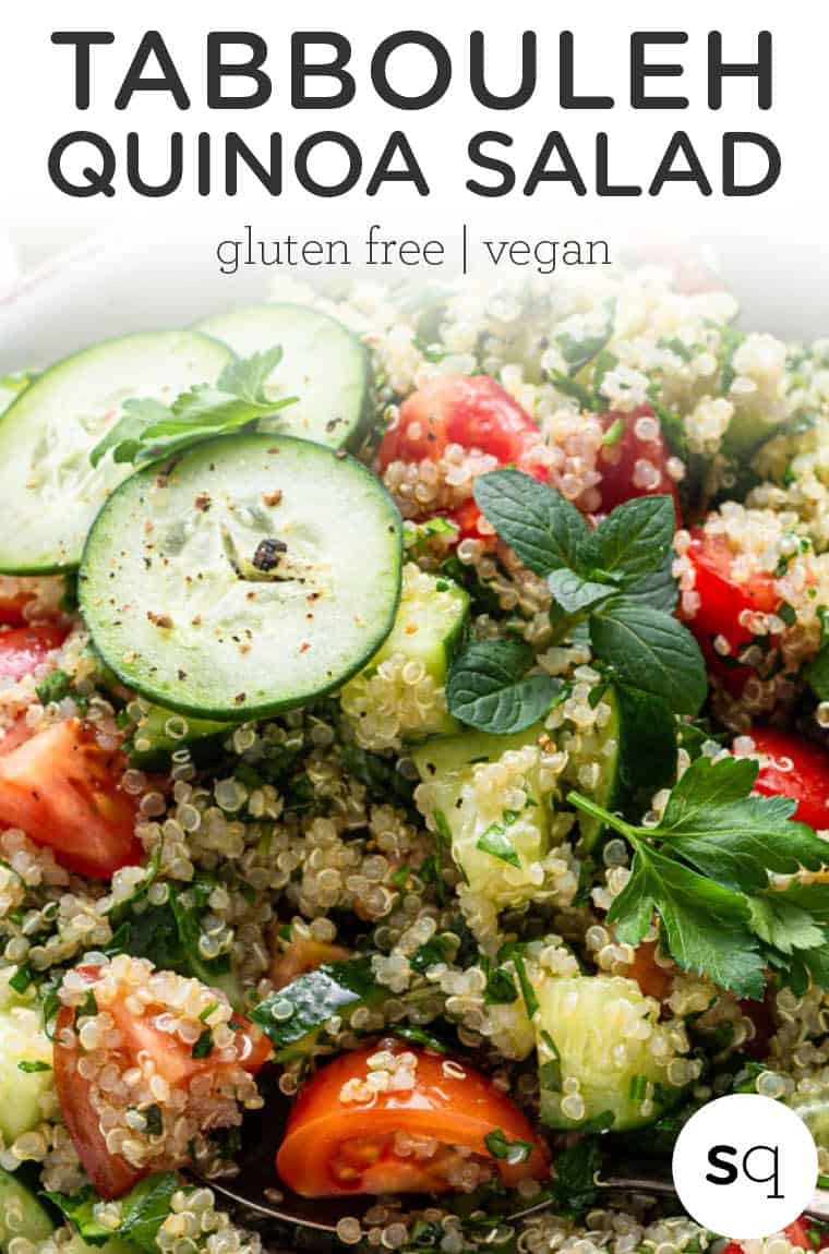 Quinoa "Tabbouleh" Salad {HighProtein Vegan Lunch} Simply Quinoa