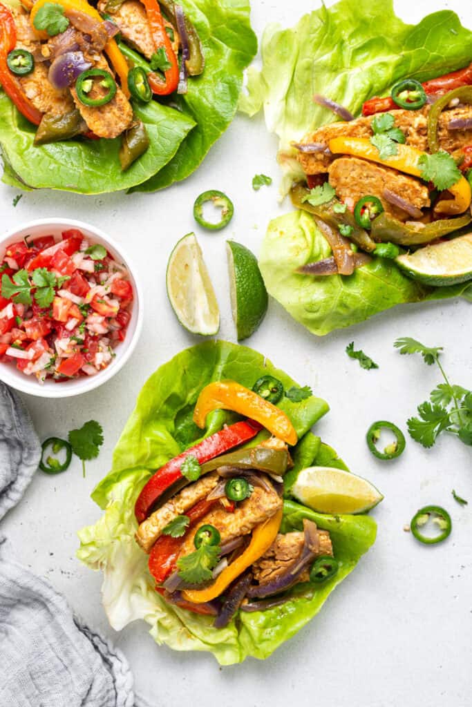 Easy Vegan Fajitas with Tempeh Simply Quinoa