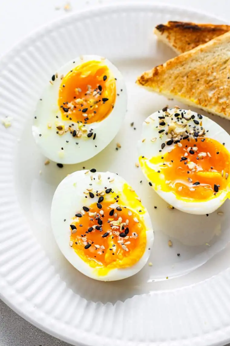 Soft-Boiled Eggs in an Egg Cooker