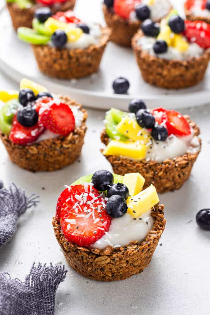 Vegan Granola Cups {with Yogurt and Fruit} Simply Quinoa