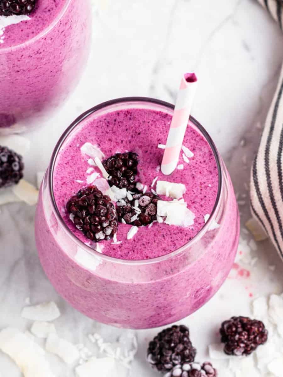 Healthy Blackberry Smoothie Recipe   Simply Quinoa
