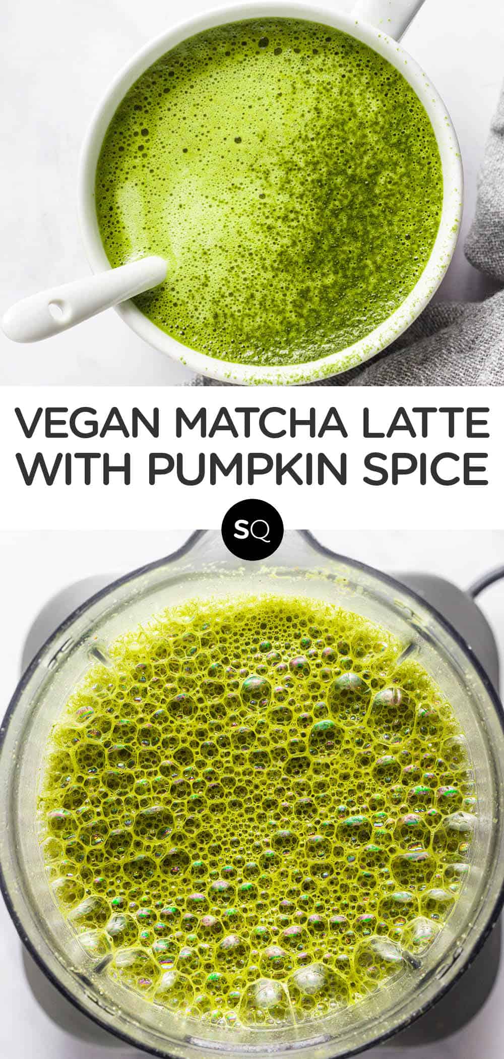 Pumpkin Spice Matcha Latte (Vegan) - Simply Quinoa