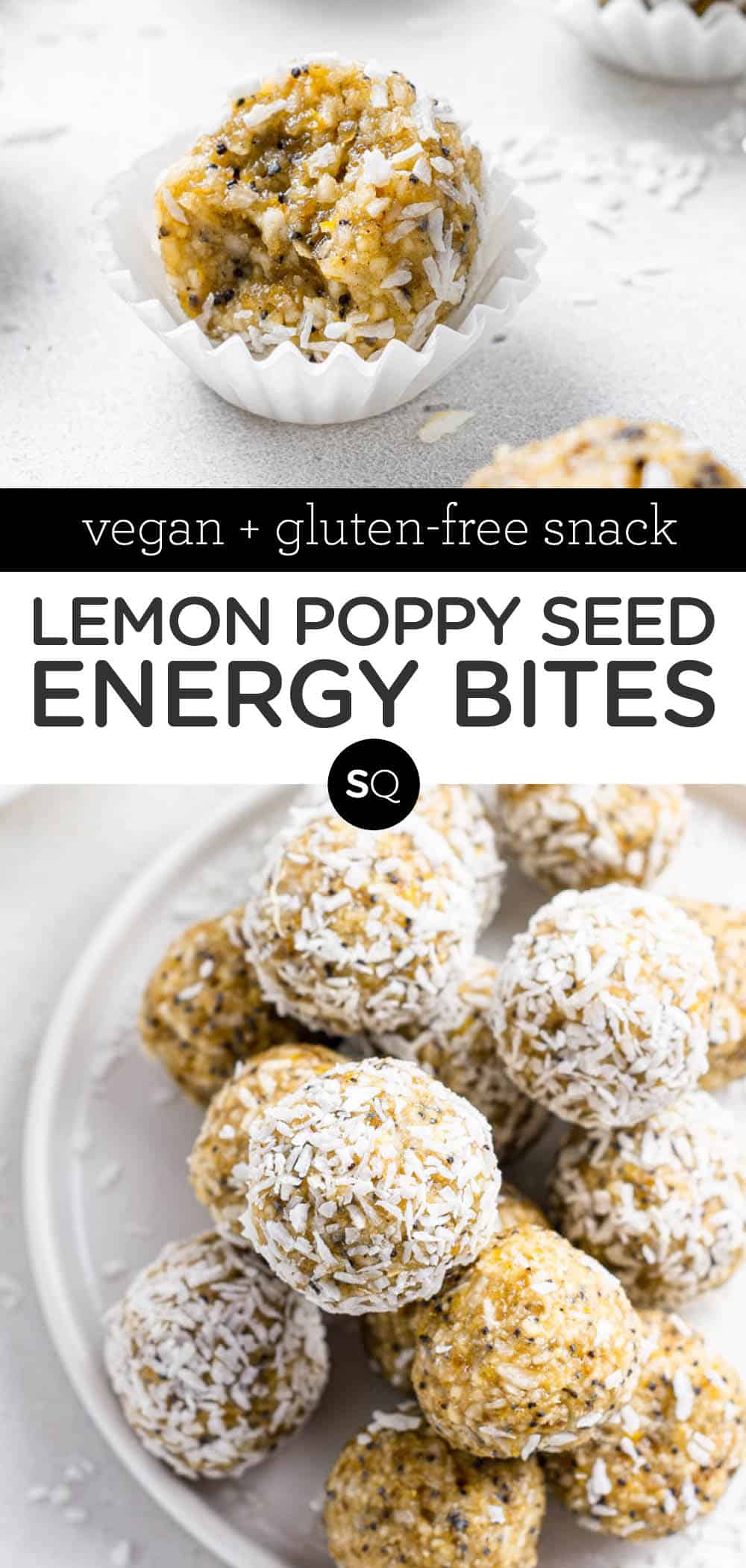 Lemon Poppy Seed Energy Bites (High Protein Snack) Simply Quinoa