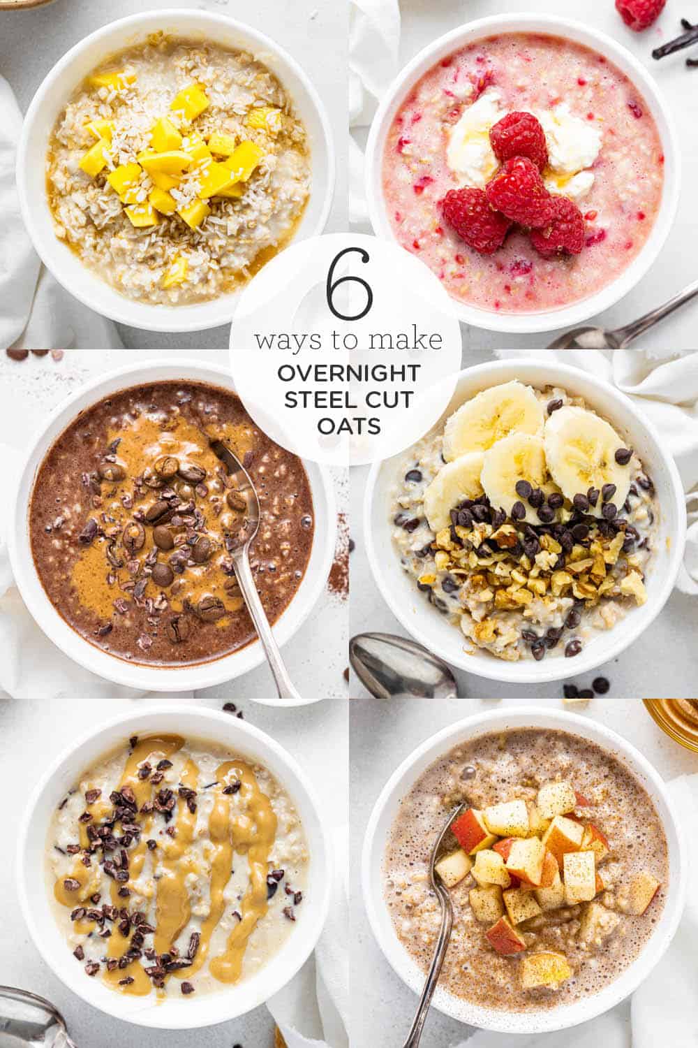 How to Make Overnight Steel Cut Oats - 7 Ways! - Simply Quinoa