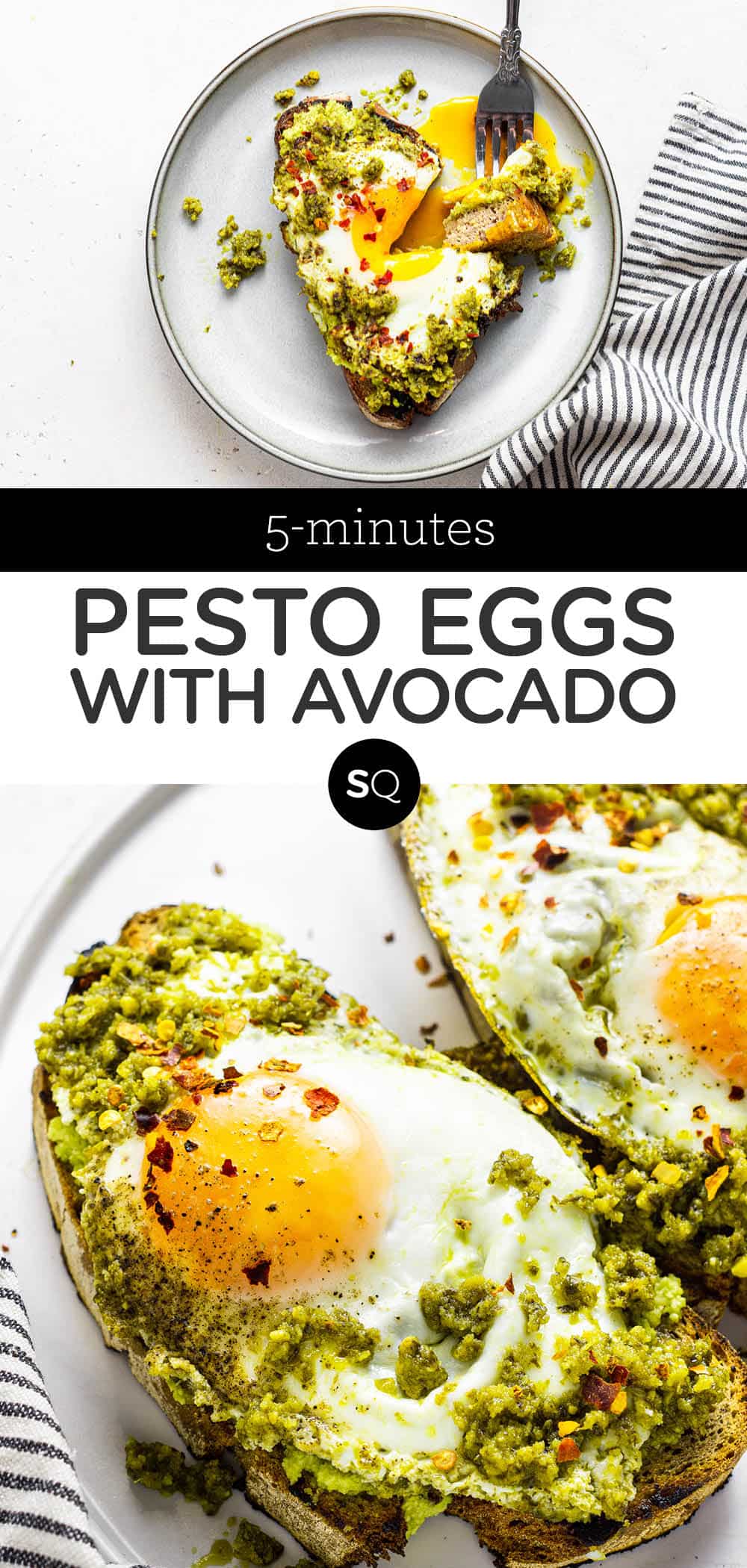 Quick Pesto Eggs with Avocado Simply Quinoa