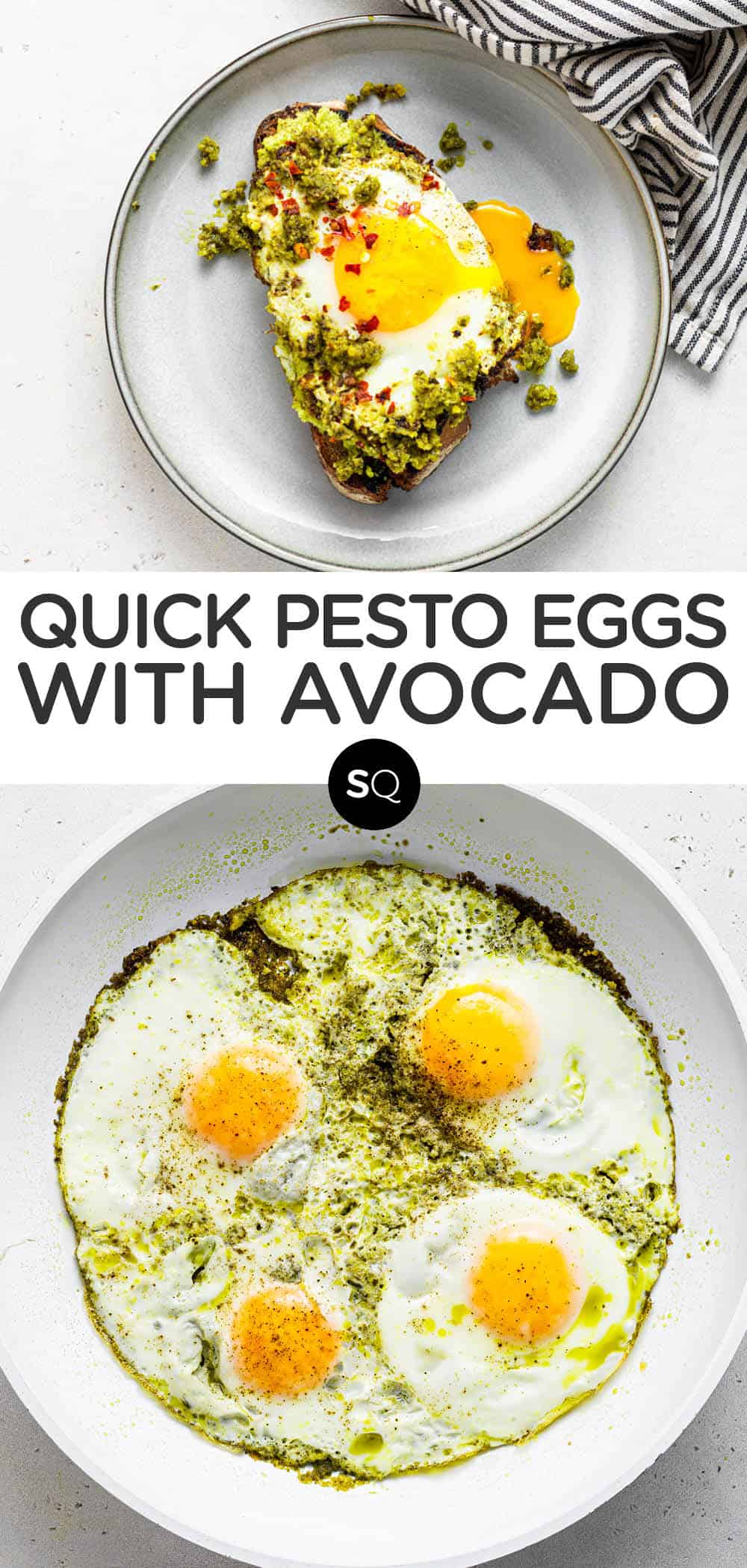 Quick Pesto Eggs with Avocado Simply Quinoa