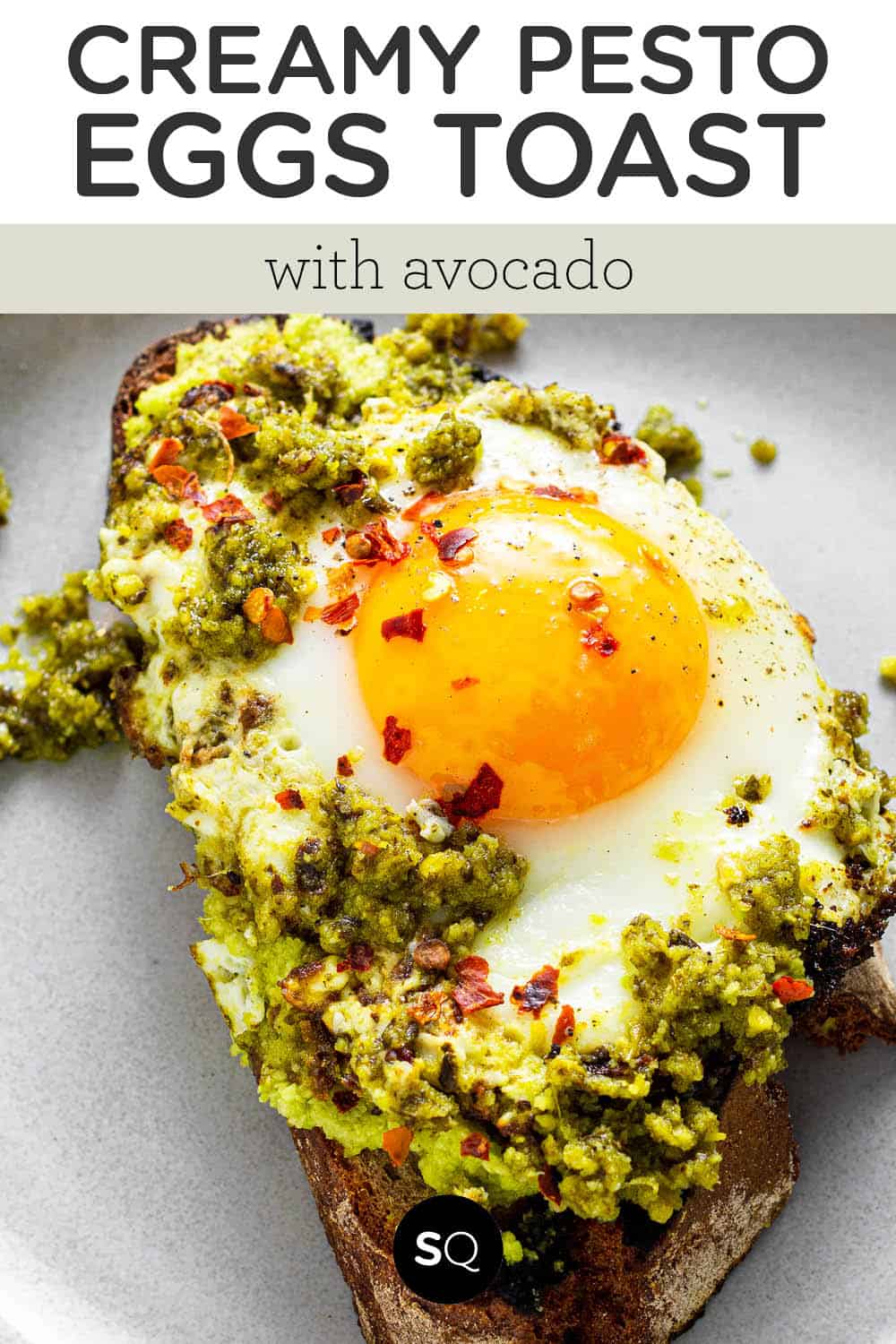 Quick Pesto Eggs with Avocado Simply Quinoa