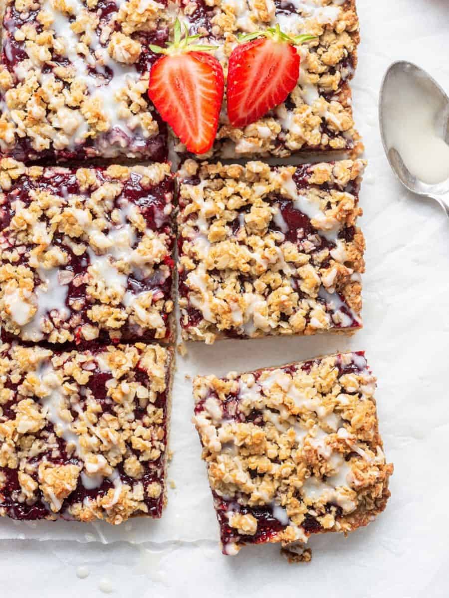 Strawberry Oatmeal Bars Simply Quinoa