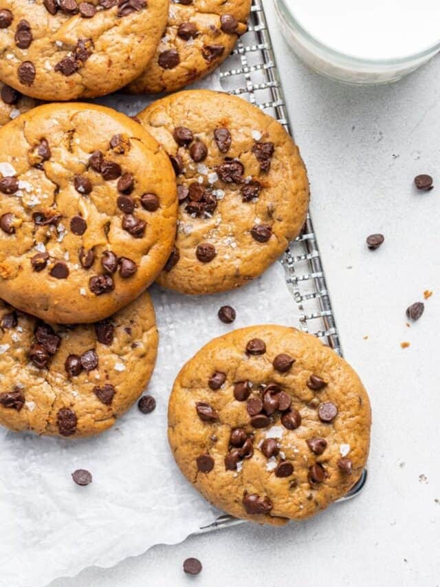Almond Butter Chocolate Chip Cookies
