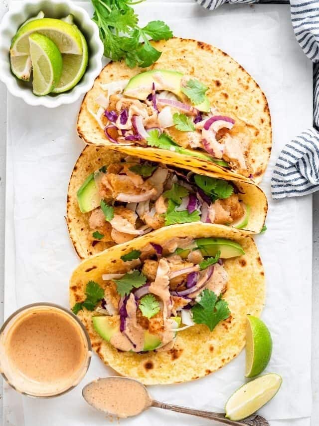 Pan-Seared Crispy Fish Tacos