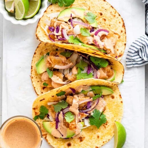 Crispy Fish Tacos (Pan Seared & Gluten-Free) - Simply Quinoa