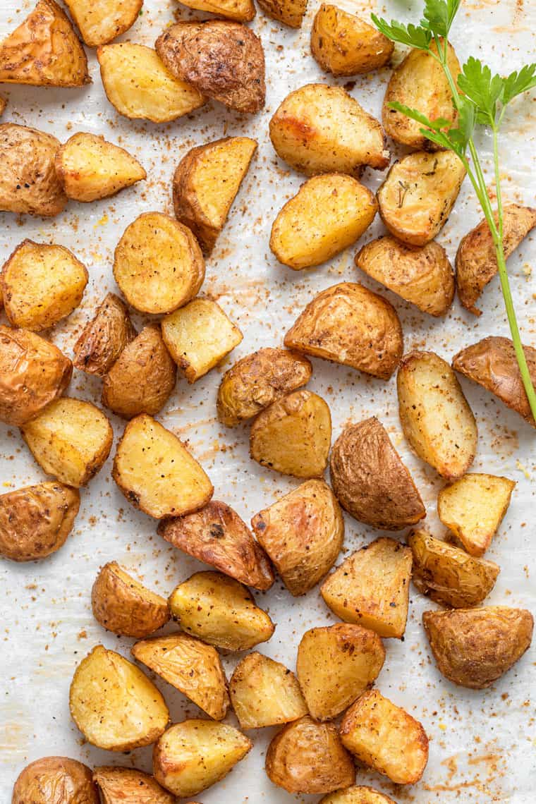 roasted potatoes with curry