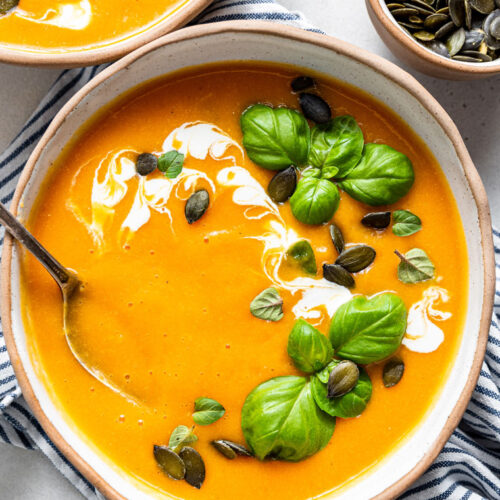 Spicy pumpkin soup recipe online