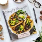 4 week spring meal plan with easy vegan recipes