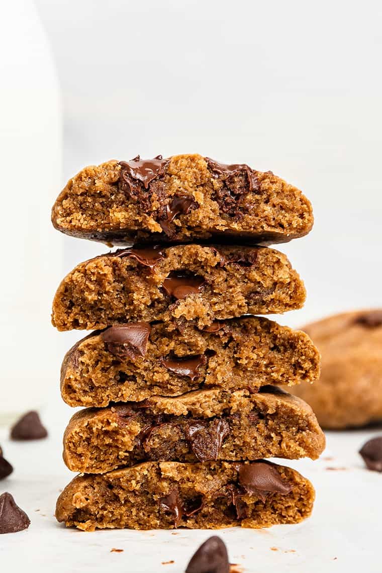 Soft & Chewy Vegan Chocolate Chip Cookies